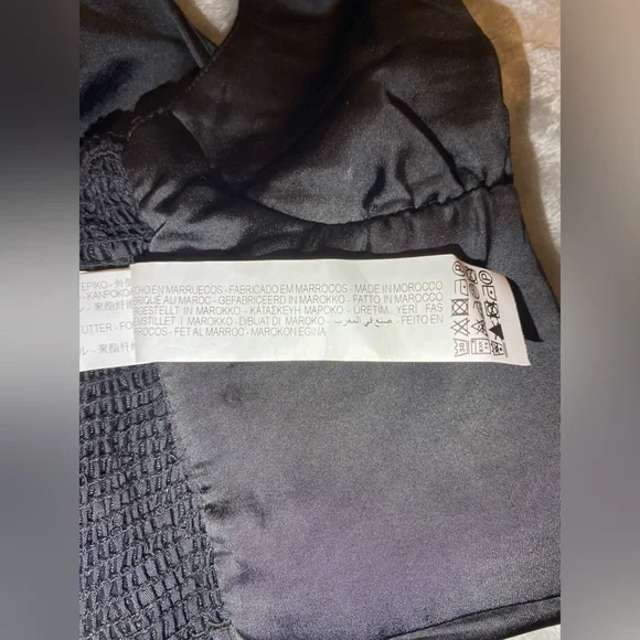 Zara NWT satin woman crop top Size Small - Picture 11 of 13